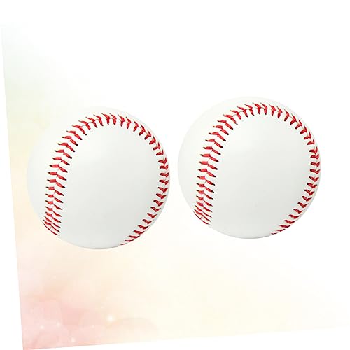 Garneck 2st Baseball-Training Baseball Für Spielzeug Handgefertigter Baseball Bounce-Ball Baseball Ball Student Übungsball Sanft Weiß Garneck 2st Baseball-Training Baseball Für Spielzeug Handgefertigter Baseball Bounce-Ball Baseball Ball Student Übungsball Sanft Weiß von Garneck