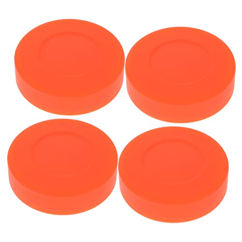 Garneck 4 Stück Hockey Pucks Aus Hochwertigem Kunststoff – Ideal Für Streethockey Und Inline-Hockey Training – Orange Eishockey Pucks Für Profis Und Freizeitspieler Garneck 4 Stück Hockey Pucks Aus Hochwertigem Kunststoff – Ideal Für Streethockey Und Inline-Hockey Training – Orange Eishockey Pucks Für Profis Und Freizeitspieler von Garneck