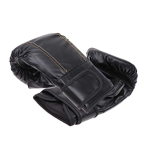 Garneck Pu-Boxhandschuhe für Erwachsene Trainingshandschuhe Saugfähigkeit Nähen Schwarz 1 Paar Garneck Pu-Boxhandschuhe für Erwachsene Trainingshandschuhe Saugfähigkeit Nähen Schwarz 1 Paar von Garneck