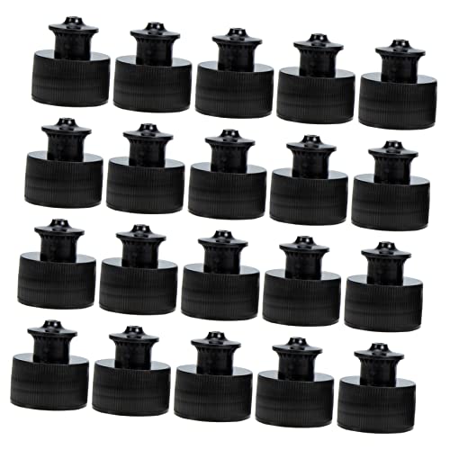 Garneck Emil Flasche Push-Pull-Verschlüsse 20 Stück | Ersatzdeckel Für Trinkflaschen | Sportverschluss in Schwarz | Perfekt Für Emil Trinkflaschen Und Wasserflaschen Garneck Emil Flasche Push-Pull-Verschlüsse 20 Stück | Ersatzdeckel Für Trinkflaschen | Sportverschluss in Schwarz | Perfekt Für Emil Trinkflaschen Und Wasserflaschen von Garneck