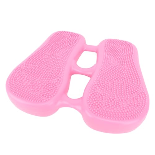 Aufblasbarer Design-Übungsstepper, Heimfitnessgerät, Mehrzweck-Fitness-Luftstepper für Frauen mit Fußmassage-Balanceboard, Komfort für den Einsatz Im Heimbüro (PINK) von Garosa