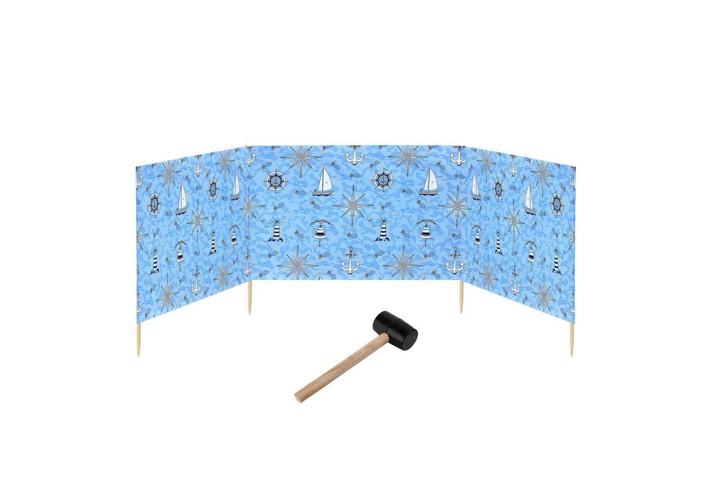Garronda Windschutz Strand Sichtschutz 4m lang mit Gummihammer GAEX001 Garronda Windschutz Strand Sichtschutz 4m lang mit Gummihammer GAEX001 von Garronda