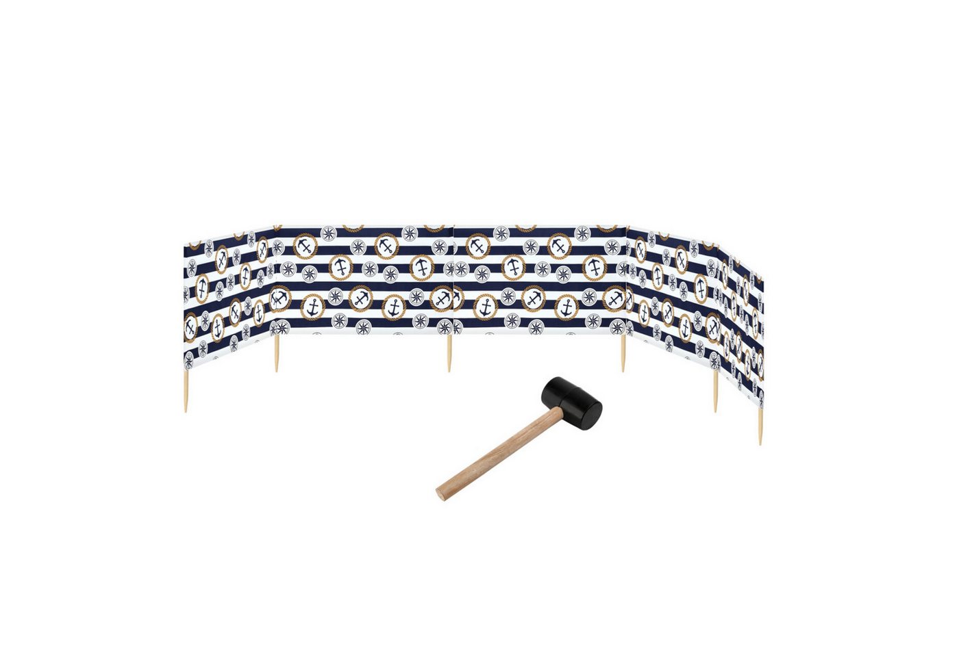 Garronda Windschutz Strand Sichtschutz 6m lang mit Gummihammer GAEX001 Garronda Windschutz Strand Sichtschutz 6m lang mit Gummihammer GAEX001 von Garronda