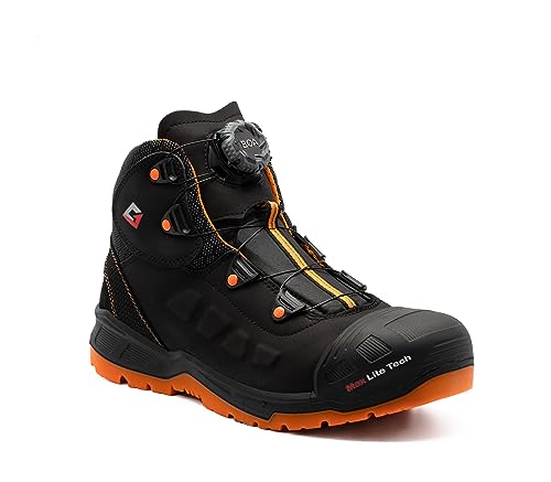 GARSPORT 000MGDS1100009-2099 GHOST MID 3 S3 Herren SCHWARZ/ORANGE EU 43 von Garsport