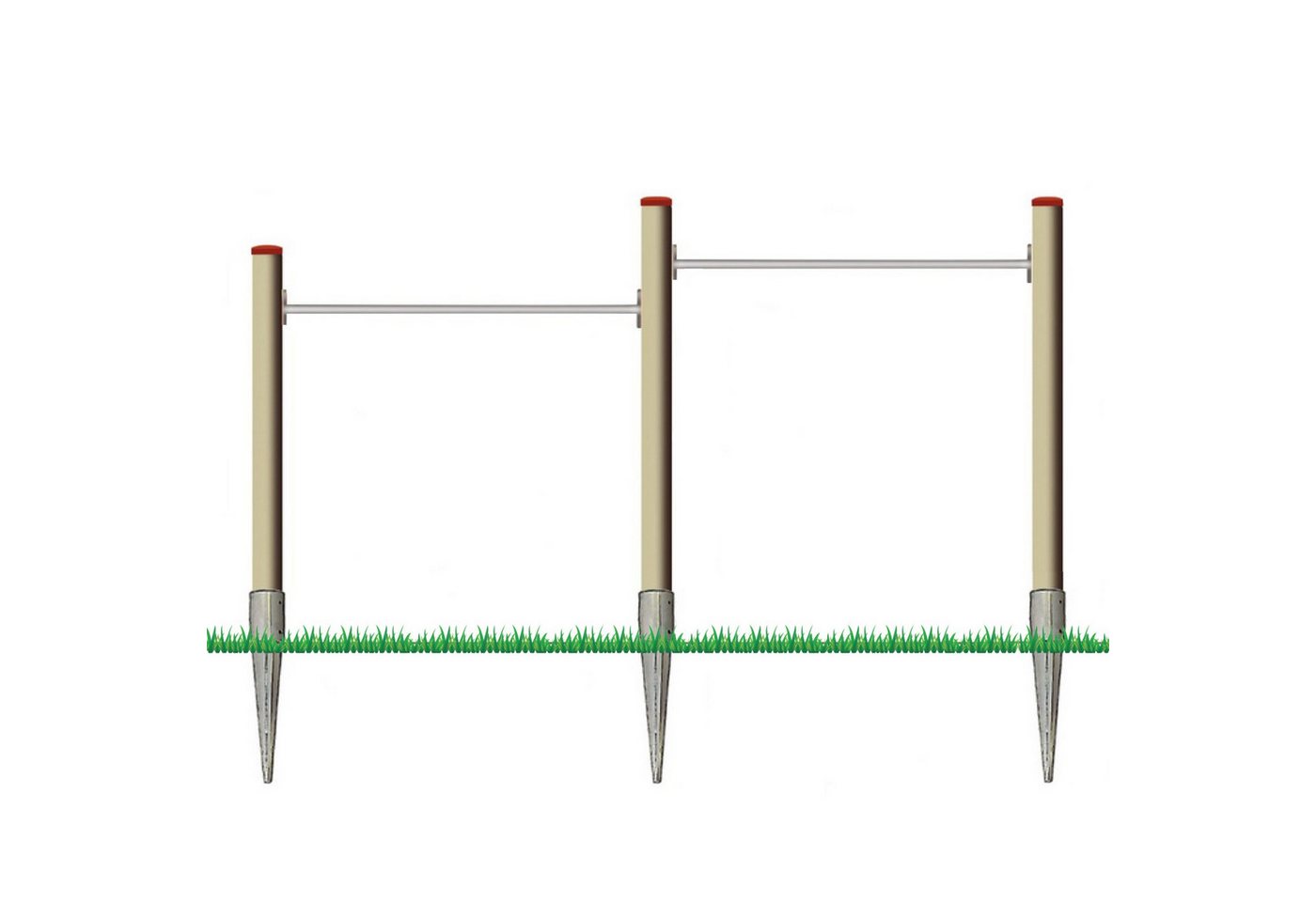 Gartenpirat Turnreck Turnreck aus Lärchenholz ⌀ 12 cm mit Edelstahl-Reckstange Gartenpirat Turnreck Turnreck aus Lärchenholz ⌀ 12 cm mit Edelstahl-Reckstange von Gartenpirat
