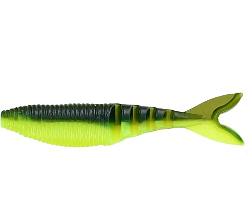 Yamamoto Unisex-Erwachsene 134 06 Swimbait Zako Zitronenlaminat, 10,2 cm, 6 Stück, Wassermelon/Lemon Lam, One Size (Pack of 6) von Yamamoto