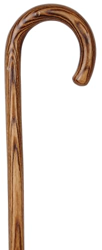 Gehstock Wanderstock AKAZIE, Rundhakenstock in einem Stück gebogen, europäisches Akazienholz, geflammt und klar lackiert, Länge ca. 94 cm Gehstock Wanderstock AKAZIE, Rundhakenstock in einem Stück gebogen, europäisches Akazienholz, geflammt und klar lackiert, Länge ca. 94 cm von Gastrock