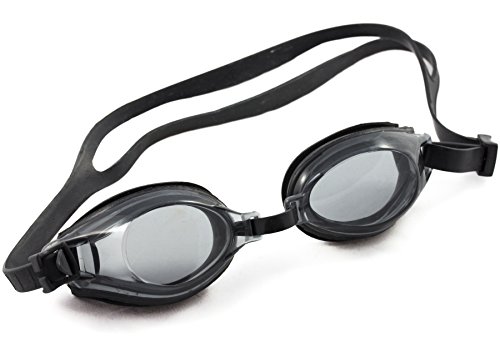 Gator Optische Schwimmbrille mit transparenten Gläsern, Korrekturglas je Auge sowie Brillenfarbe frei wählbar von Gator