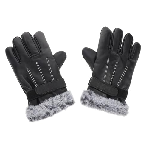 Gatuida 1 Paar Winter wasserdichte Thermohandschuhe Winterhandschuhe Damen Herren Wasserdicht Winddicht Kaltes Wetter Warme Handschuhe Winter Skihandschuhe von Gatuida