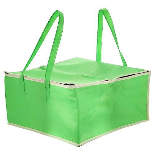 Gatuida 1Stk Tasche Isolierbeutel für Lebensmittel Puffer wiederverwendbares Lebensmittelgeschäft Rucksack kühler Abs Mini thermoshopper Thermal Bag satchpack rücksack ruchsack Vlies Green von Gatuida