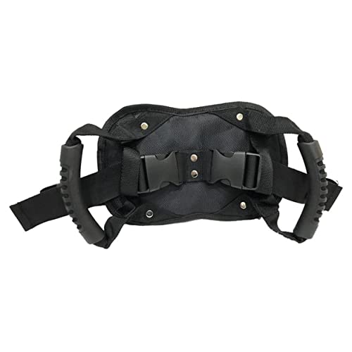 Gatuida 2 STK Rücksitzschutzgriff Motorradgriffe Beifahrergurt Hinten Universeller Vorderer Gürtel Bauch Armlehne Scooter-Griffe Oxford-Tuch Black von Gatuida