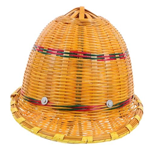 Gatuida Bambushelm Asiatischer Hut Bucket Hats Für Damen Japanischer Hut Reisbauernhüte Fischerhut Strohhut Schutzhelm Strandhut Breiter Krempe Sonnenhut Frauen Hutvisier Für Den BAU von Gatuida