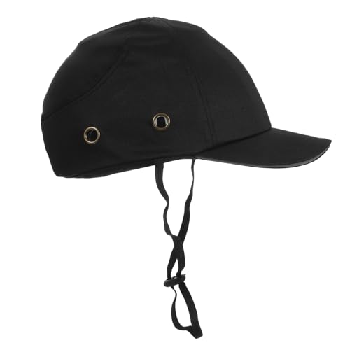 Gatuida Schweißschutzhelm schnittschutzhelm Safety Helmet Relief Cap Schutzhut für Bauarbeiter schützenhut Schweißhut Schweißkappe Arbeitsmützen für Männer Arbeitshut Eva Schwamm Black von Gatuida