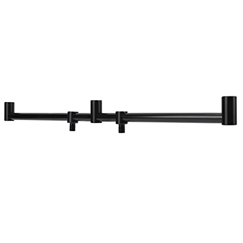 Gatuxe Buzz Bar, 3-Kopf-Angelrute Pod Buzz Bar Aluminiumlegierung zum Angeln am Ufer, Schwarz, 40 cm Gatuxe Buzz Bar, 3-Kopf-Angelrute Pod Buzz Bar Aluminiumlegierung zum Angeln am Ufer, Schwarz, 40 cm von Gatuxe