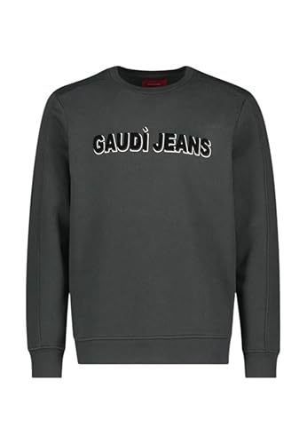 Gaudi Sweatshirt mit Rundhalsausschnitt 421GU64006 Dunkelgrün Grün von Gaudi