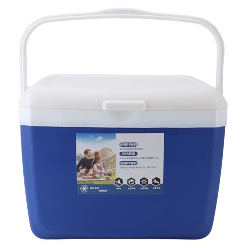 Gavigain 13L Mini-Außenkühler, auslaufsicher, luftdicht, kompakt, robust isolierter Kühler für Picknicks, Camping, Angeln, Reisen und Outdoor-Aktivitäten (Blau) von Gavigain