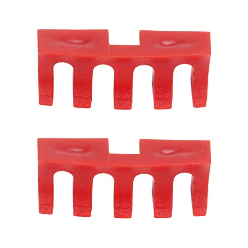 Gavigain Badmintonschläger-Lastverteiler-Adapter, universelles Bespannungsmaschinenzubehör, verbesserter Schlägerschutz, leichtes Design für genaue Spannungskontrolle (Rot) von Gavigain