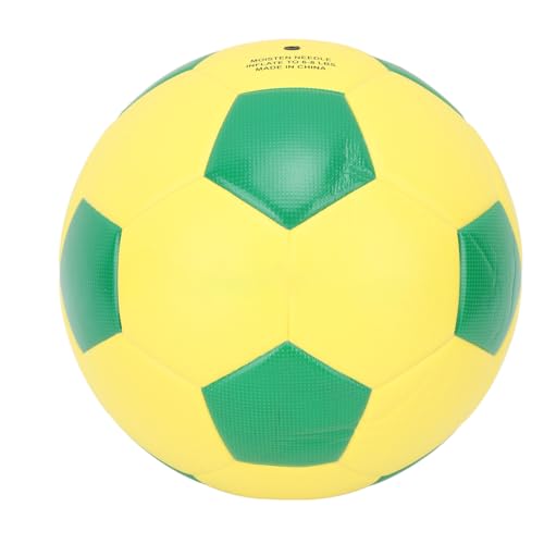 Gavigain Fußball der Größe 5, wasserdichtes PU-Material, nahtloses Design, auslaufsichere Luftspeicherung, robuster Trainings- und Spielball für Jugendliche und Erwachsene von Gavigain