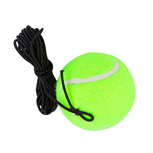 Gavigain Tennis-Trainingsball für Anfänger mit 4 m elastischer Gummischnur, einzelner Tennis-Übungsball für Solo-Übungen von Gavigain