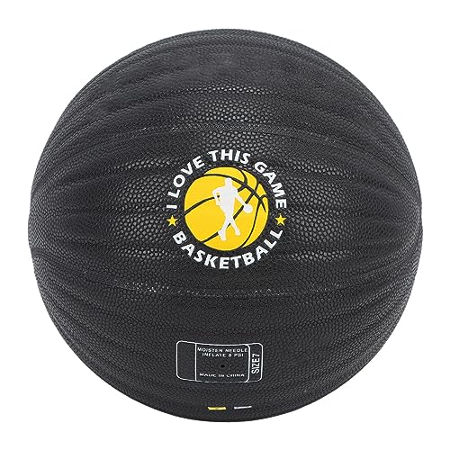 Gavigain gewichteter Basketball, 1,5 kg, PU-Leder, Allwetter-Haltbarkeit, verbesserte Kraft, Ballkontrolle, Rebound, für Training und Fähigkeitsentwicklung (White) von Gavigain