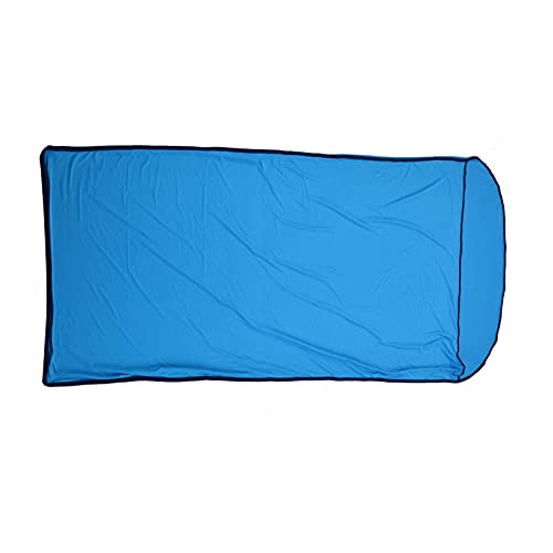 Schlafsack für Erwachsene, Reise-Camping-Schlafsack, Ultraleicht, elastisch, Hotellaken, kompakter Schlafsack, kompakter Bräunungsschlafsack für Outdoor-Camping, Jugendherbergen, P (Azul) von Gavigain