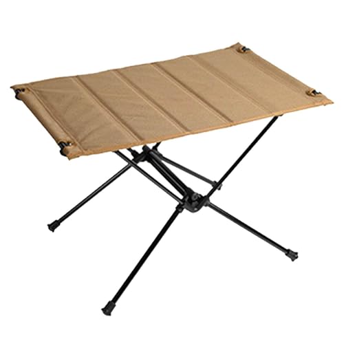 Gaxcent Klappbarer Campingtisch,Tragbarer Campingtisch aus Aluminiumlegierung - Robuster Klapptisch für den Außenbereich mit Tragetasche für, Strand, Grillen, Reisen, Terrasse,B von Gaxcent