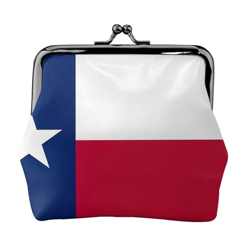 Geldbörse mit Texas-Staatsflagge für Damen, Münzbörse für Damen, kleine Damen-Geldbörse, geeignet für Damen, stilvoll und personalisiert, Schwarz, Einheitsgröße, Art Deco von GaxfjRu