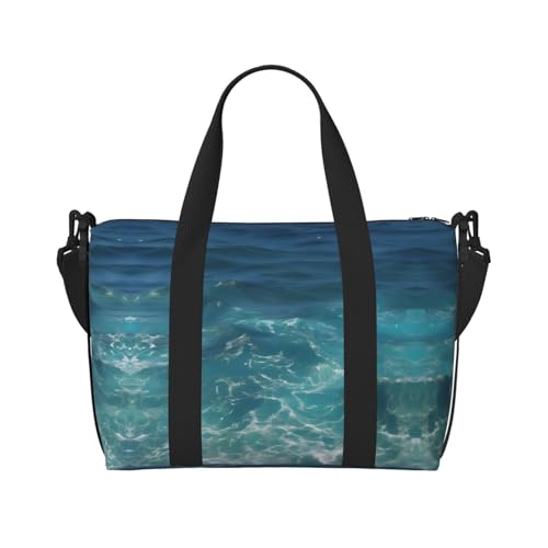 The Deep Ocean Seesack für Reisen – leichte Oxford-Reisetasche für Damen, ideale Sporttasche für Herren, Schwarz , Einheitsgröße von GaxfjRu