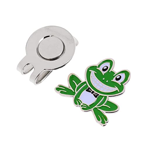 Gazechimp Golf Hut Clip Cap Clip mit Magnetischem Ballmarker, Golfball Magnet Marker, in verschiedenen lustiges Design - Frosch Design Gazechimp Golf Hut Clip Cap Clip mit Magnetischem Ballmarker, Golfball Magnet Marker, in verschiedenen lustiges Design - Frosch Design von Gazechimp
