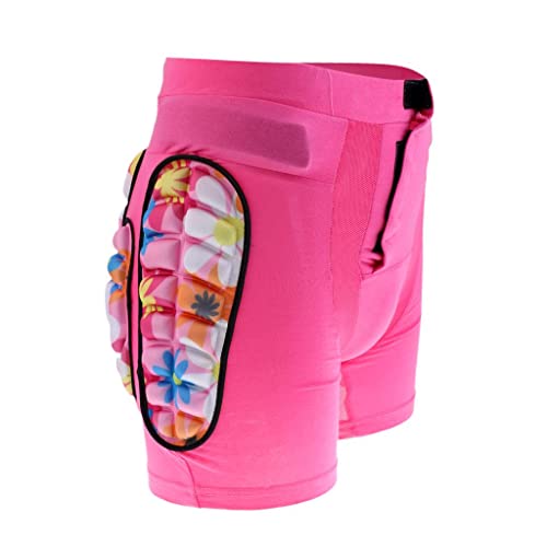 Gazechimp Protektorshorts Snowboard Protektoren Unterhose Schnee Protektor-Shorts Hüftschutzhosen - Rosa, S von Gazechimp