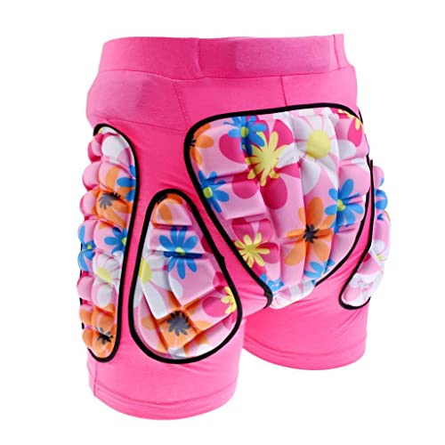 Gazechimp Protektorshorts Snowboard Protektoren Unterhose Schnee Protektor-Shorts Hüftschutzhosen - Rosa, XS von Gazechimp