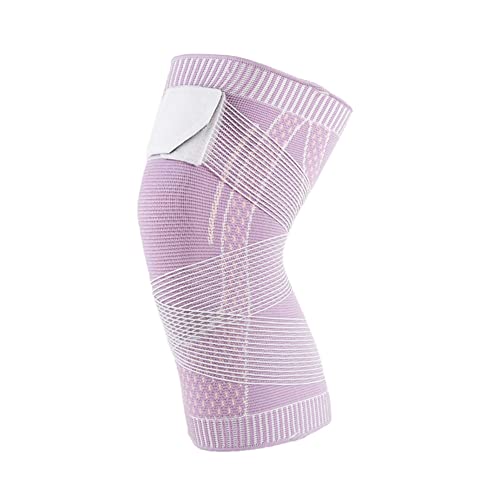 Gbloodst 1 Stück Sport Knieband Nylon Atmungsaktiv Fußball Fitness Protektoren Knieschutz Hosenträger Elastische Bandage (M) von Gbloodst