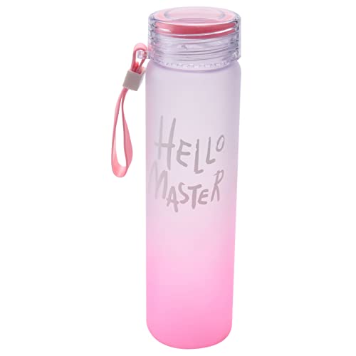 Gbloodst Sport Wasser Flasche Tragbare Seil Kinder Drink Dicht Dichtung Klettern Gradienten Wasser Flaschen für Aussen Camping Wandern Rosa von Gbloodst