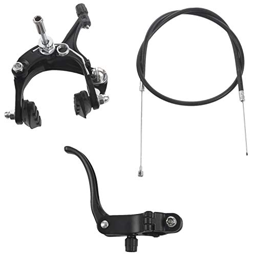 Gbloodst Vorne Fixie Rennrad Kreuzer Bremse Set Fahrradbremse Kit Fahrrad Bremssattel Bremse Kit Seitenzugbremse Set Für Die Meisten Fixie Fahrrad Schwarz von Gbloodst