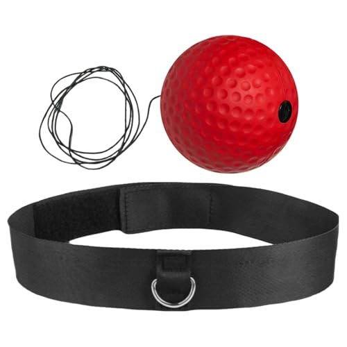 Boxtraining Reaktionsball, Boxreflexball - Stirnband React Ball Set Für Kindertraining Boxen - Verbessern Sie Geschwindigkeit Und Hand-Auge-Koordination, Reflexball Für Drinnen Und Draußen von Gdnhovfnxe