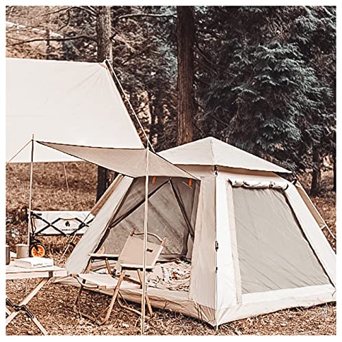 Zelte für Camping, wasserdicht, 4 Mann, geräumiges Pop-Up-Festival-Zelt, leicht und praktisch, günstiges Zelt für Familie, Outdoor, Wandern und Bergsteigen von GeRRiT