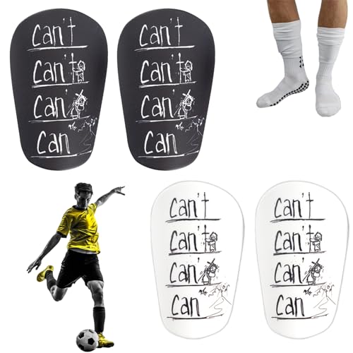 2 Paar FußBall Schienbeinschoner 10×6cm Shin Pads Mini Schienbeinschoner Can't Kinder Schienbeinschoner Mini Shin Pads Football Geeignet FüR Frauen und Kinder FußBall-Trainingsschutz (Schwarz + Weiß) 2 Paar FußBall Schienbeinschoner 10×6cm Shin Pads Mini Schienbeinschoner Can't Kinder Schienbeinschoner Mini Shin Pads Football Geeignet FüR Frauen und Kinder FußBall-Trainingsschutz (Schwarz + Weiß) von Geaanen