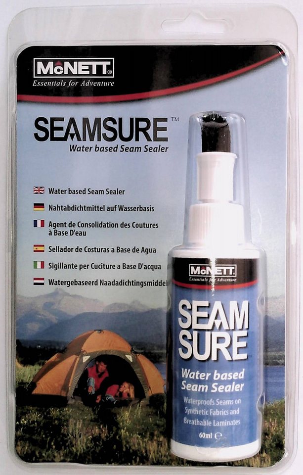 Gear Aid Textilkleber McNett Seamsure 60ml, Nahtabdichtmittel auf Wasserbasis von Gear Aid