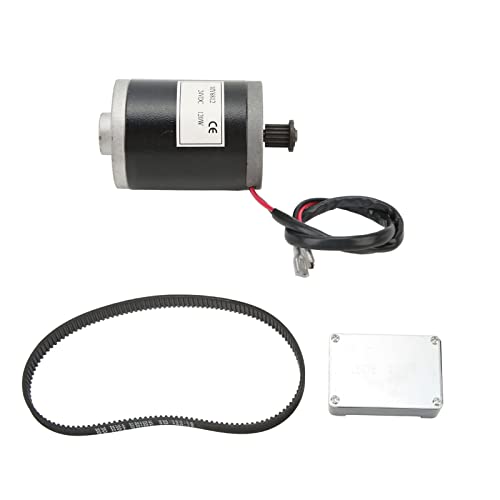 Elektrischer Bürstenmotor, gebürsteter Gleichstrommotor, 120 W starker, geräuscharmer 24-VDC-Motor aus Aluminiumlegierung mit Reiner Kupferspule und Riemensteuerung für Fahrräder von Gearwell