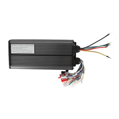 Gearwell Elektrischer bürstenloser Controller, 48 V 60 V 64 V 72 V 2000 W 18-Rohr-Aluminiumlegierungs-Elektrofahrrad-Bürstenloser Motor-Controller, für Elektroroller von Gearwell