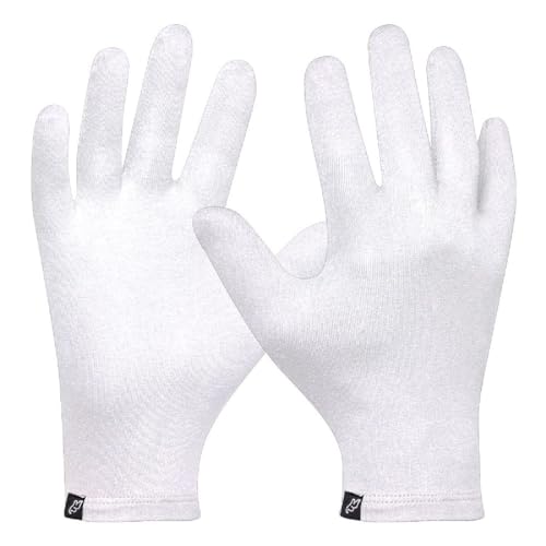 Gebol Baumwollhandschuhe, nachhaltige Stoffhandschuhe aus Bio-Baumwolle, antibakteriell & antiviral, vielseitige Einsatzmöglichkeiten & Touchscreen, Unisex Arbeitshandschuhe Gr. S/M (Gr. 7/8), weiß Gebol Baumwollhandschuhe, nachhaltige Stoffhandschuhe aus Bio-Baumwolle, antibakteriell & antiviral, vielseitige Einsatzmöglichkeiten & Touchscreen, Unisex Arbeitshandschuhe Gr. S/M (Gr. 7/8), weiß von Gebol