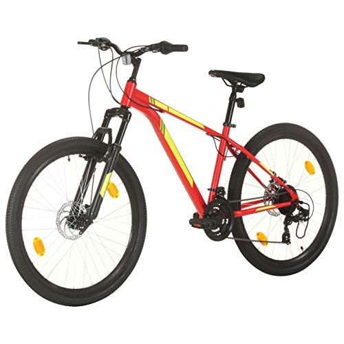 Gecheer Mountainbike mit Shimano-Kettenwechsler,Jungen-Fahrrad & Herren-Fahrrad, MTB, Trekkingrad, Hardtail Bike, Sportfahrrad, 21 Gang 27,5 Zoll Rad 38 cm Rot Gecheer Mountainbike mit Shimano-Kettenwechsler,Jungen-Fahrrad & Herren-Fahrrad, MTB, Trekkingrad, Hardtail Bike, Sportfahrrad, 21 Gang 27,5 Zoll Rad 38 cm Rot von Gecheer