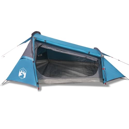 Gecheer Tunnelzelt Campingzelt 2 Personen Wurfzelt Trekkingzelt Outdoor Zelt Wasserdicht Blau von Gecheer