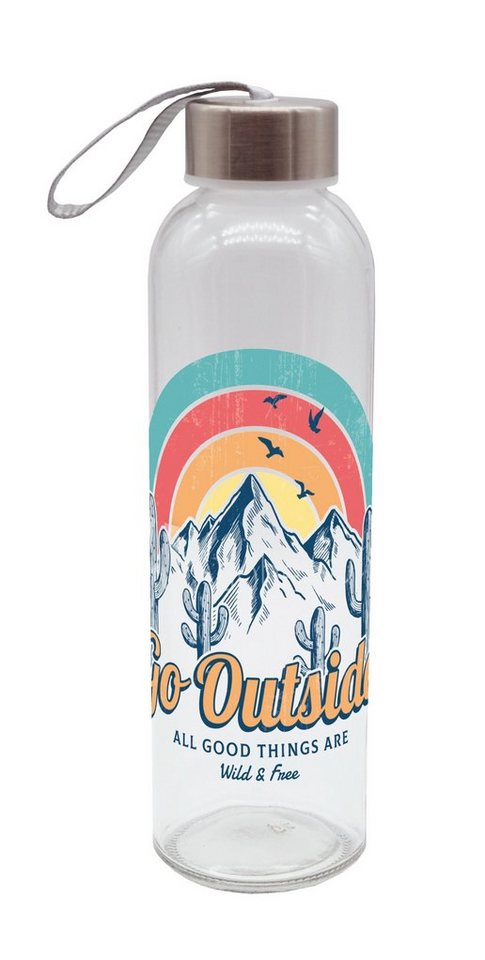 Geda Labels GmbH Trinkflasche Go Outside, Blau, 500 ml, spülmaschinengeeignet Geda Labels GmbH Trinkflasche Go Outside, Blau, 500 ml, spülmaschinengeeignet von Geda Labels GmbH