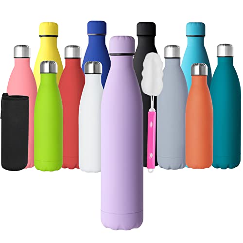 GeeRic Trinkflasche 1L Edelstahl Edelstahl Trinkflasche Doppelwandige Edelstahl Trinkflasche 1000ml Auslaufsicher BPA-frei rostfrei Isolierflasche und Hält kalte Mit Tassenbürste, Tassenschutz GeeRic Trinkflasche 1L Edelstahl Edelstahl Trinkflasche Doppelwandige Edelstahl Trinkflasche 1000ml Auslaufsicher BPA-frei rostfrei Isolierflasche und Hält kalte Mit Tassenbürste, Tassenschutz von GeeRic