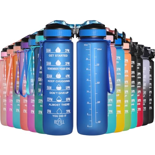 GeeRic Trinkflasche 1L Sport Wasserflasche BPA-freies Kohlensäure geeignet Wasserflasche für Uni, Sport, Fitness, Fahrrad, Outdoor GeeRic Trinkflasche 1L Sport Wasserflasche BPA-freies Kohlensäure geeignet Wasserflasche für Uni, Sport, Fitness, Fahrrad, Outdoor von GeeRic