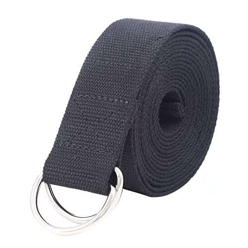 gelante Fitness Übung Yoga Gurt – langlebig Baumwolle 10 Füßen lang, schwarz gelante Fitness Übung Yoga Gurt – langlebig Baumwolle 10 Füßen lang, schwarz von Gelante