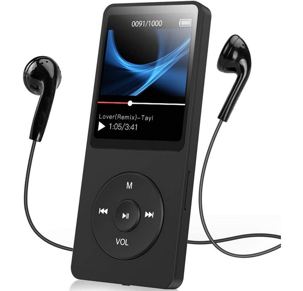GelldG 64GB MP3 Player Bluetooth 5.0 mit 1,8Zoll TFT Farbbildschirm MP3-Player von GelldG