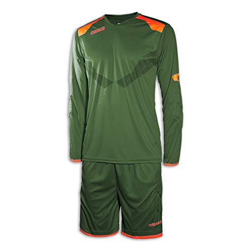 Gems Herren Denver Fußball-Kit-Torhüter, Dunkelgrün, XS von GEMS