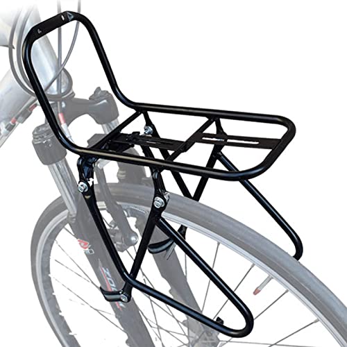 1/2 Stück Fahrradträger vorne – Mountain Cargo Träger, Cargo Front Rack | Multifunktionaler belastbarer Fahrrad-Frontträger, Tragfähiger Einkaufsträger für Familienausflüge, Einkaufen, Schwarz 1/2 Stück Fahrradträger vorne – Mountain Cargo Träger, Cargo Front Rack | Multifunktionaler belastbarer Fahrrad-Frontträger, Tragfähiger Einkaufsträger für Familienausflüge, Einkaufen, Schwarz von Generic